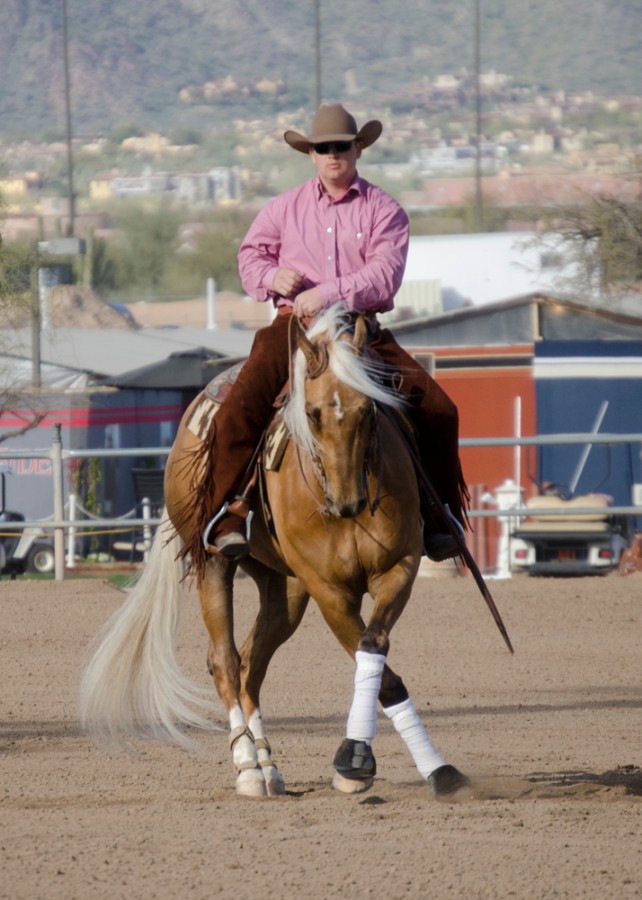 2013 Scottsdale Arabian Horse Show Preston Kent Reining
