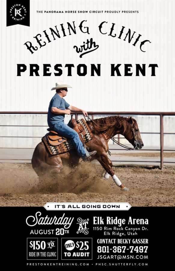 Preston Kent Reining Trainer Clinic